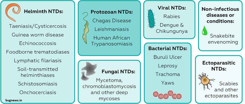 Neglected tropical diseases (NTDs) उपेक्षित उष्णकटिबंधीय रोग, ntds diseases